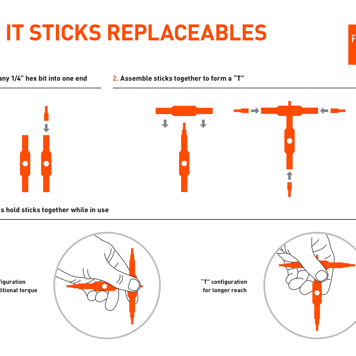 How to use Fix It Sticks Replaceables