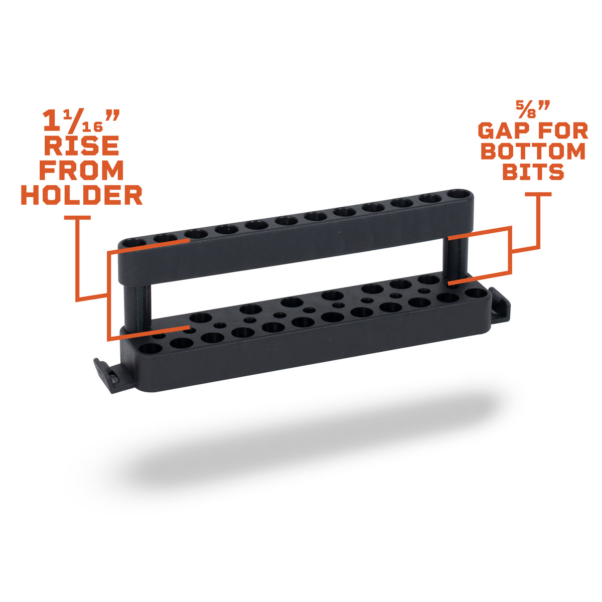 Jumbo Bit Rack Stackable Bit Holder | Fix It Sticks