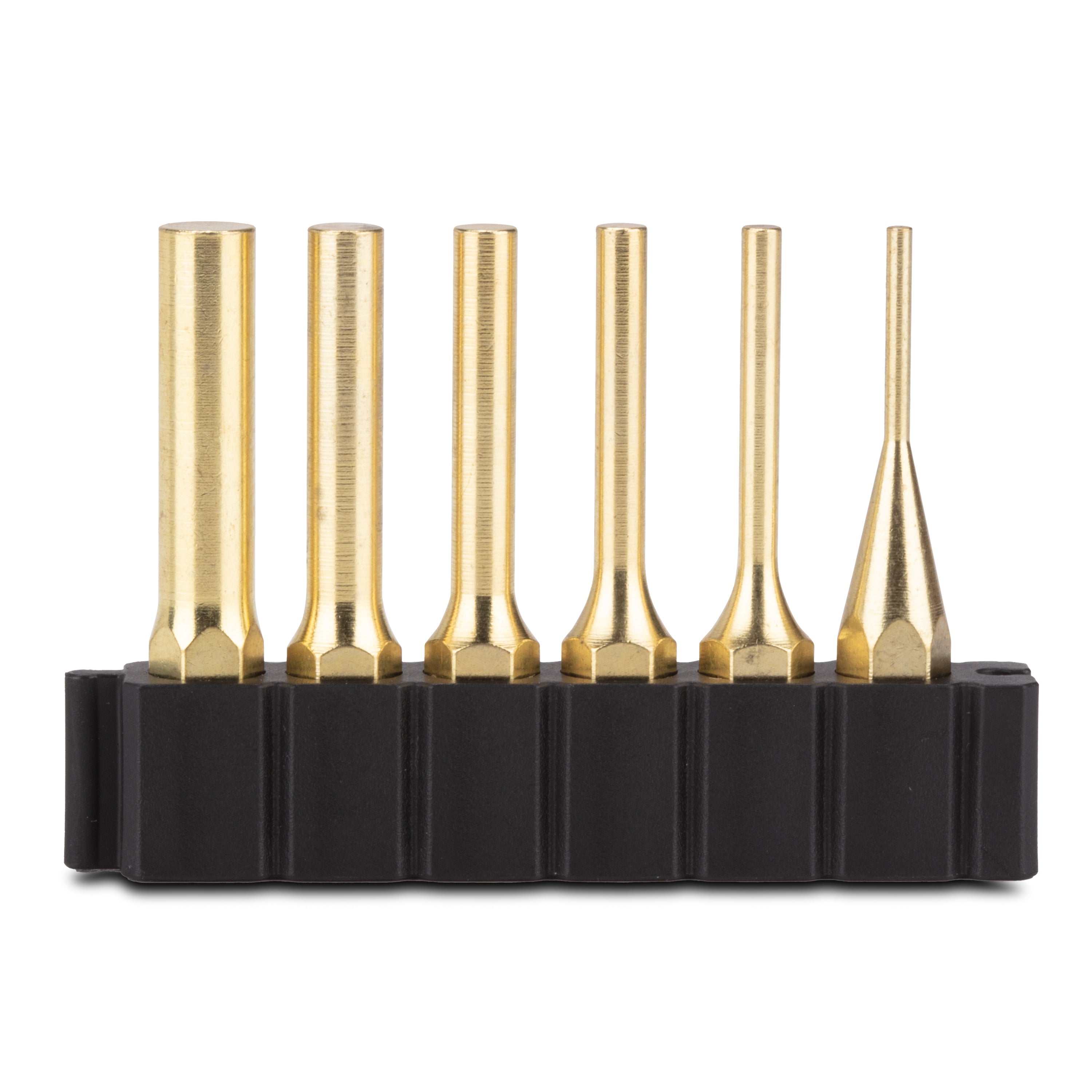 PIN PUNCH SET 18-piece Brass and Carbon Steel Pin Punch Set WITH
